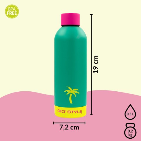 Butelka termiczna 0,5L Kamai Gio Style, stal nierdzewna, zielona