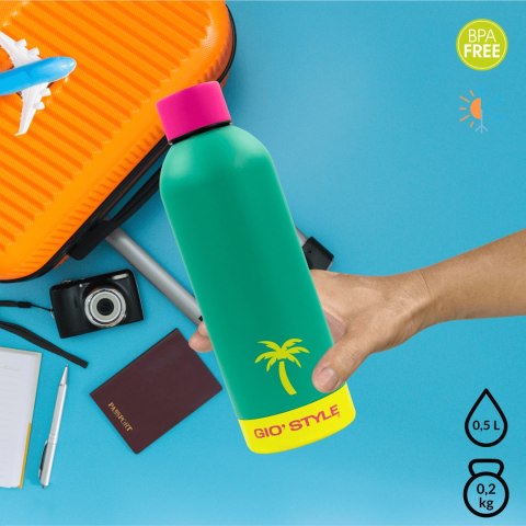 Butelka termiczna 0,5L Kamai Gio Style, stal nierdzewna, zielona