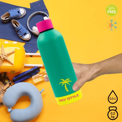 Butelka termiczna 0,5L Kamai Gio Style, stal nierdzewna, zielona