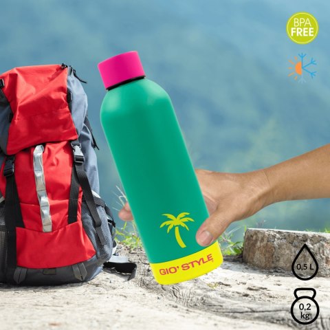 Butelka termiczna 0,5L Kamai Gio Style, stal nierdzewna, zielona