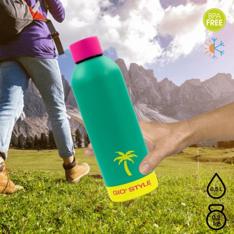 Butelka termiczna 0,5L Kamai Gio Style, stal nierdzewna, zielona
