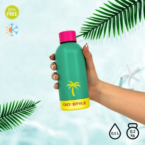 Butelka termiczna 0,5L Kamai Gio Style, stal nierdzewna, zielona