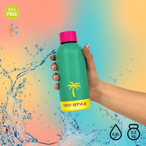 Butelka termiczna 0,5L Kamai Gio Style, stal nierdzewna, zielona