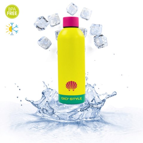 Butelka termiczna 0,5L Kamai Gio Style, stal nierdzewna, żółta