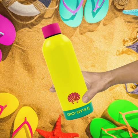 Butelka termiczna 0,5L Kamai Gio Style, stal nierdzewna, żółta