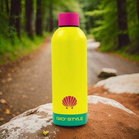 Butelka termiczna 0,5L Kamai Gio Style, stal nierdzewna, żółta