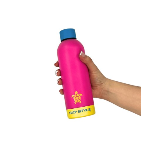 Butelka termiczna 0,75L Kamai Gio Style, stal nierdzewna, różowa