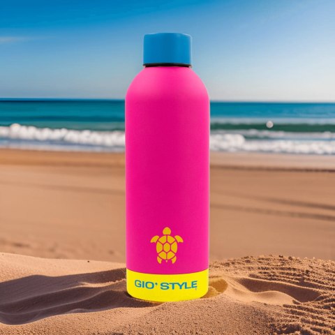 Butelka termiczna 0,75L Kamai Gio Style, stal nierdzewna, różowa