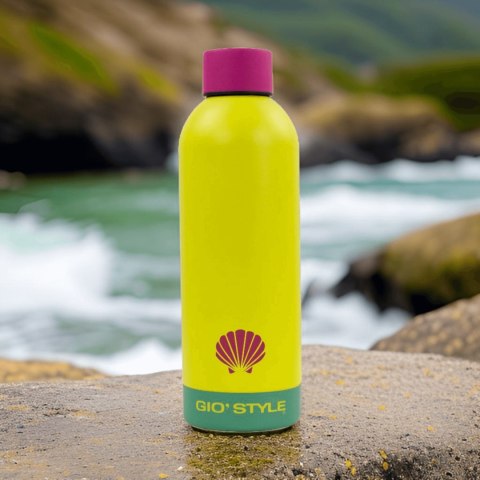 Butelka termiczna 0,75L Kamai Gio Style, stal nierdzewna, żółta