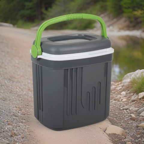 Lodówka turystyczna KAMAI ICEBERG 20L pasywna na wkłady CIEMNO-SZARA