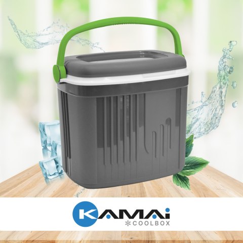 Lodówka turystyczna pasywna ICEBERG 32L na wkłady SZARA