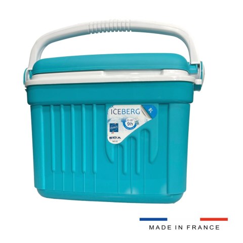 Lodówka turystyczna pasywna ICEBERG 8L na wkłady TURKUSOWA