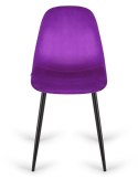 Krzesło tapicerowane GIULIA PURPLE VELVET II GATUNEK