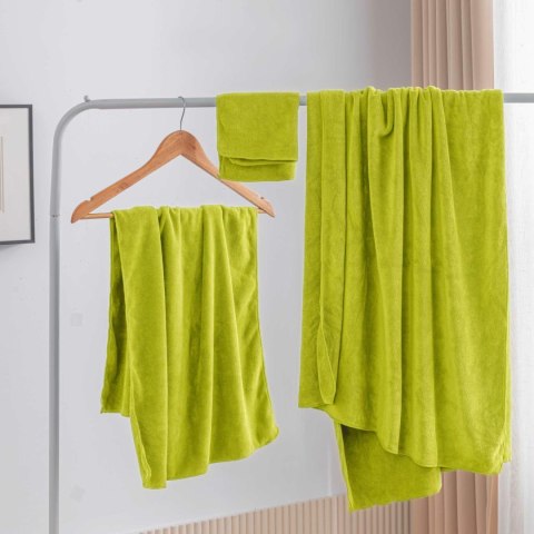 Ręcznik szybkoschnący 80x180 Active limonkowy z mikrofibry 380g/m2