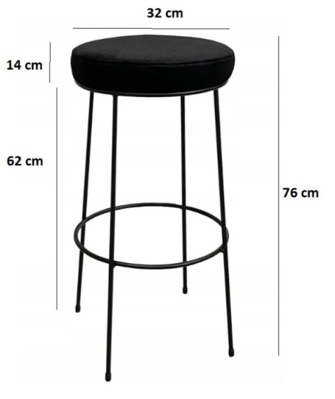 Krzesło barowe ASTI MONTI NICE hoker BAR