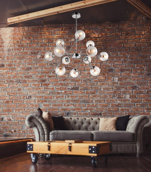 Best zwis 12x40W E14 chrom+miedź