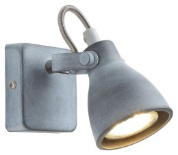 Ash kinkiet 1x40W GU10 szary mat