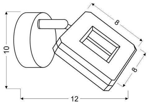 Cynthia kinkiet 1x5W LED chrom