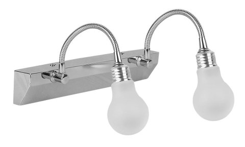 Acrylic LED # # kinkiet 2x2W LED chrom biały