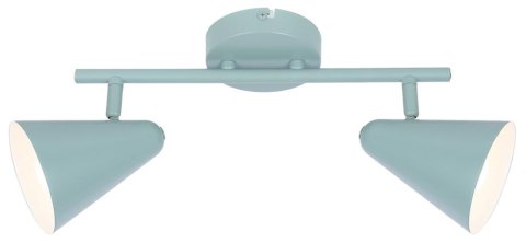 Amor listwa 2x40W E14 szary mat