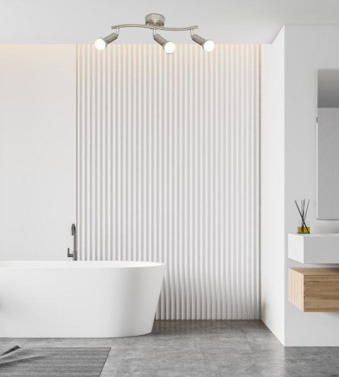 Arc listwa 3x40W E14 satyna nikiel