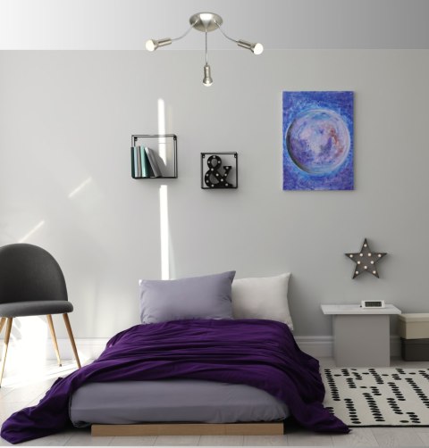 Arc plafon 3x40W E14 satyna nikiel