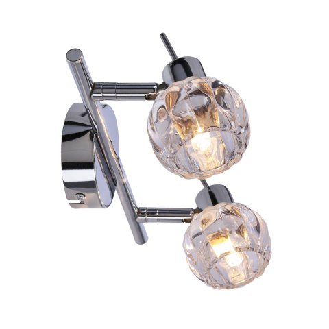 Bombola listwa 2x40W G9 chrom bez żarówek