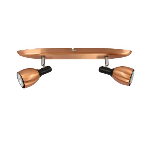 Cross listwa 2x50W GU10 miedziany