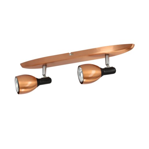 Cross listwa 2x50W GU10 miedziany