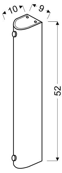 Abrego plafon 52/10 3x60W E27