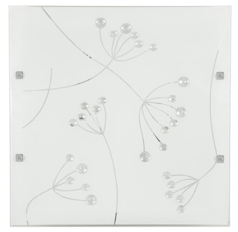 Arty plafon 40x40 2x60W E27 kryształki