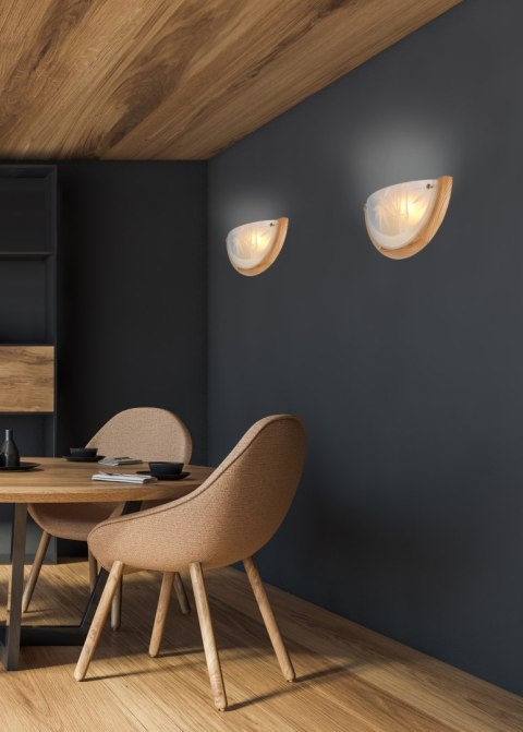 Bamboo plafon 0,5 drewno standard 1x60 w E27 sosna