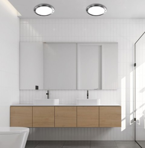 Aquila plafon 18 1x40W G9 satyna nikiel IP44