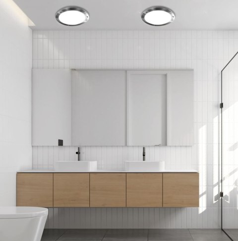 Aquila plafon 18 1x40W G9 satyna nikiel IP44