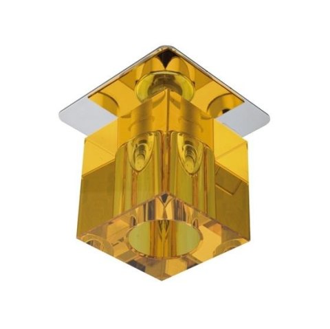 SK-18 ch/or G4 chrom opr. strop. stała kryształ 20W G4 pomarańczowa