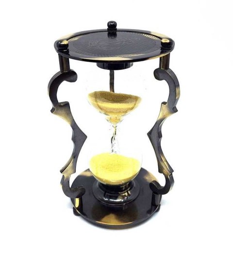 Klepsydra mosiężna - wykończenie antyk 5min - NC2677