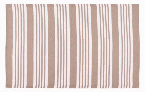 Dywan zewnętrzny Stripes beżowy 90x150 cm Domarex