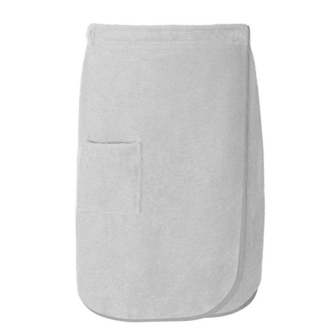 Ręcznik męski do sauny Kilt L/XL szary frotte bawełniany