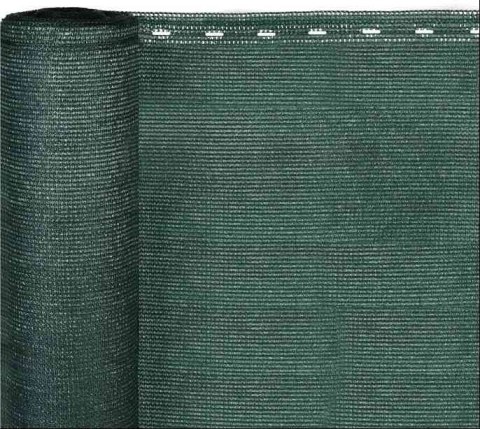 Siatka cieniująca na płot 1,5x25 m zielona Domarex