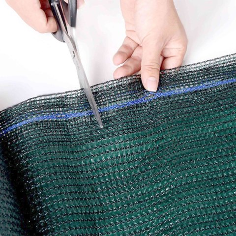 Siatka cieniująca na płot 1,5x25 m zielona Domarex