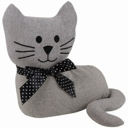 Stoper do drzwi Kot Alex szary 25 cm