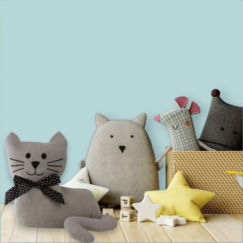 Stoper do drzwi Kot Alex szary 25 cm