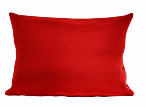 Poszewka bawełniana 50x80 czerwona 28 jednobarwna