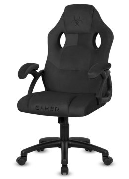 .Fotel obrotowy do biurka CARRERA M BLACK STAR ALCANTARA