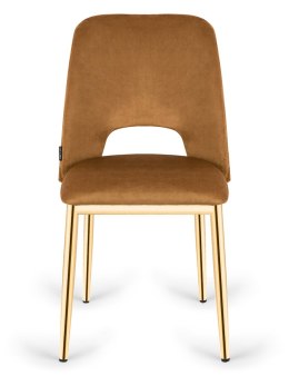 Krzesło tapicerowane GOTI TRUFLE VELVET GOLD