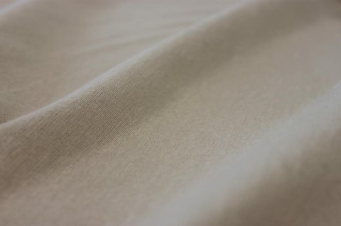 Prześcieradło flanelowe bez gumki 160x200 beżowe