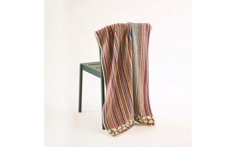 Ręcznik 50x90 Peru wielokolorowy 01 paski frotte 500 g/m2 9152 Zwoltex