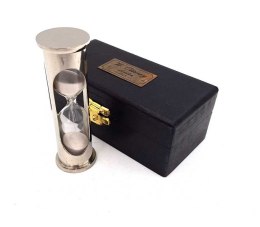 Klepsydra mosiężna w pudełku drewnianym - 1 minuta - NI1314A