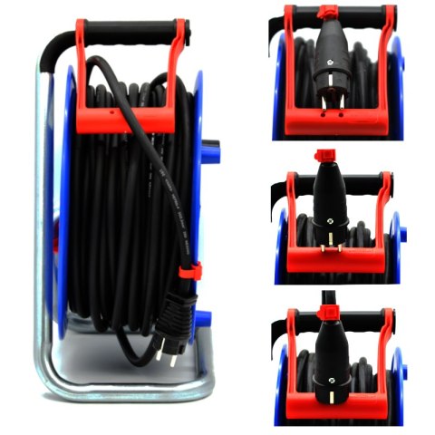 Przedłużacz bębnowy przemysłowo/budowlany Garant 40m 4 gniazda IP44 Brennenstuhl 1233124