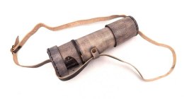 Luneta mosiężno-skórzana z paskiem NI1273